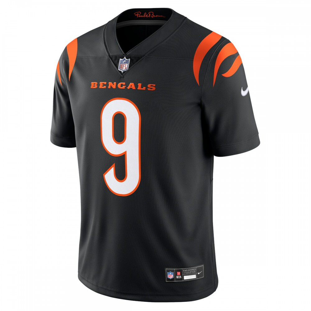 Joe Burrow Cincinnati Bengals Nike Vapor Untouchable Limited Jersey - Black-FF04   NFL 
