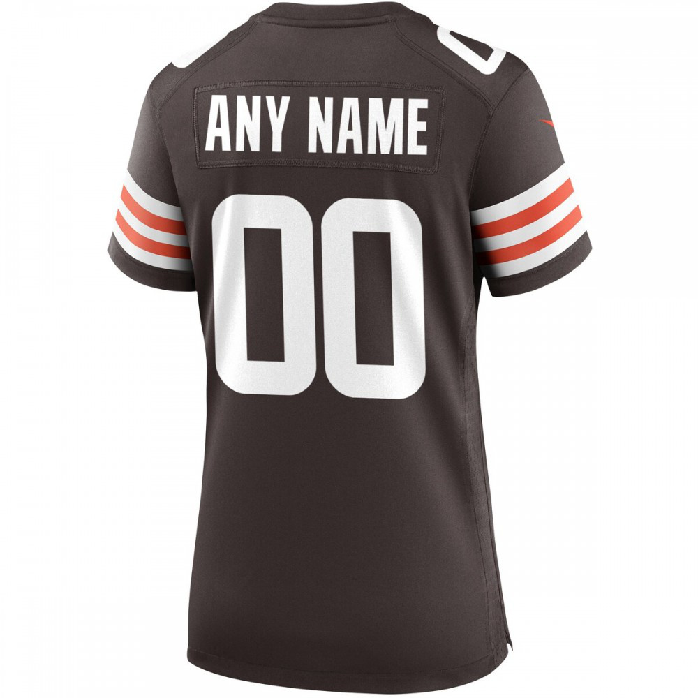 Nike Cleveland Browns Women's Custom Game Jersey - Brown-FF04   NFL 