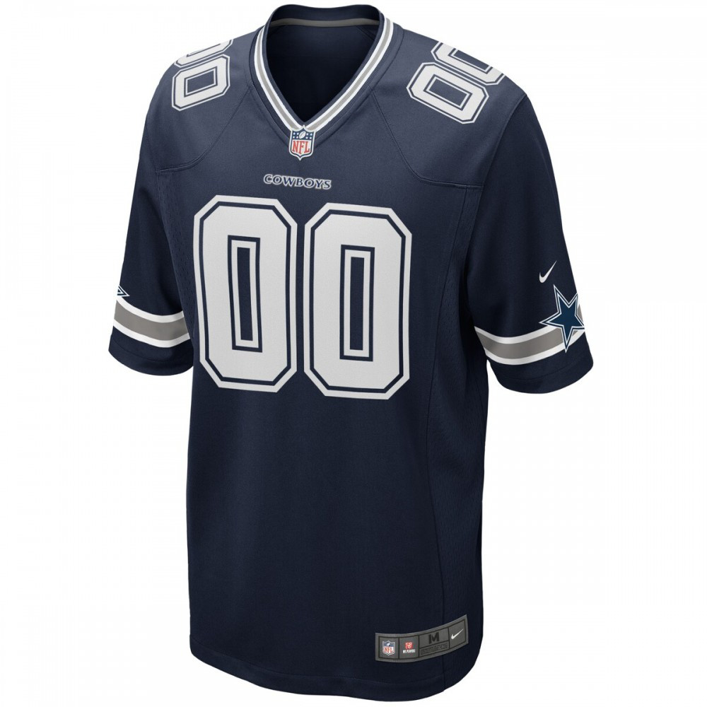 Dallas Cowboys Nike Custom Game Jersey - Navy-FF04   NFL 