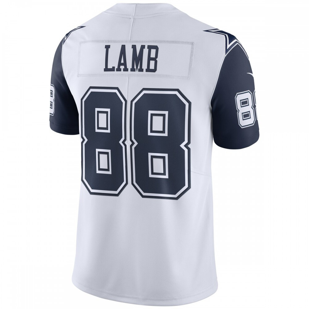 CeeDee Lamb Dallas Cowboys Nike 2nd Alternate Vapor Limited Jersey - White-FF04   NFL 