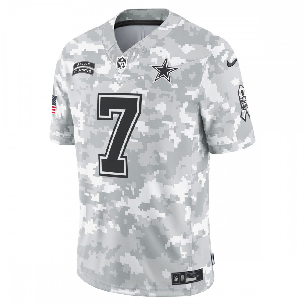 Trevon Diggs Dallas Cowboys Nike 2024 Salute to Service Limited Jersey - Arctic Camo-FF04   NFL 