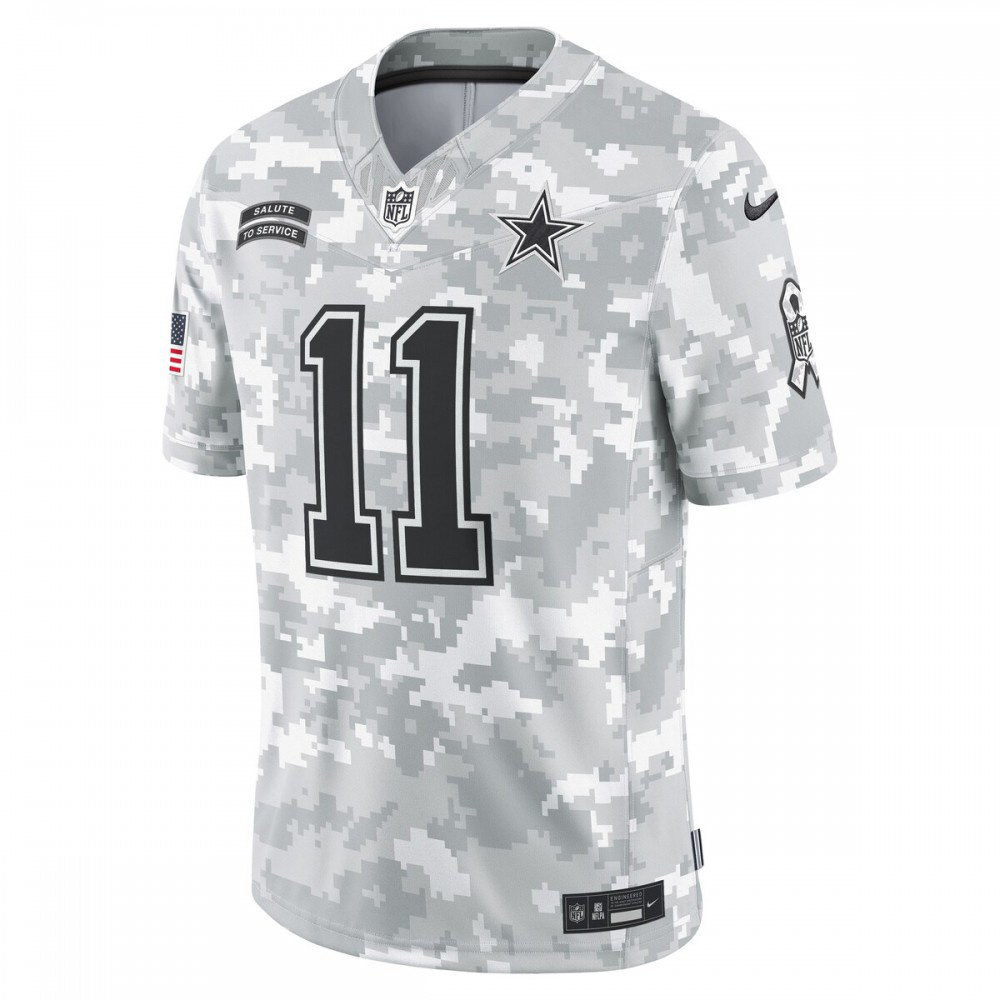 Micah Parsons Dallas Cowboys Nike 2024 Salute to Service Limited Jersey - Arctic Camo-FF04   NFL 