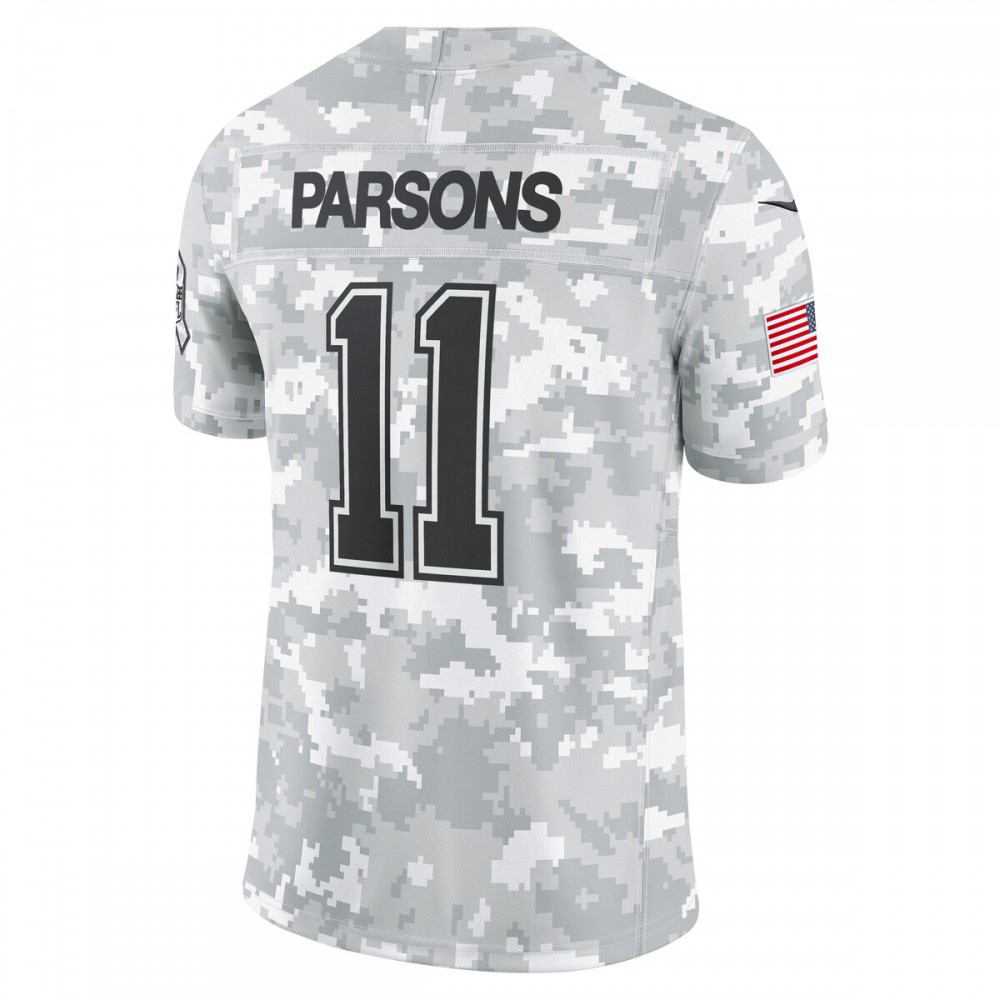 Micah Parsons Dallas Cowboys Nike 2024 Salute to Service Limited Jersey - Arctic Camo-FF04   NFL 