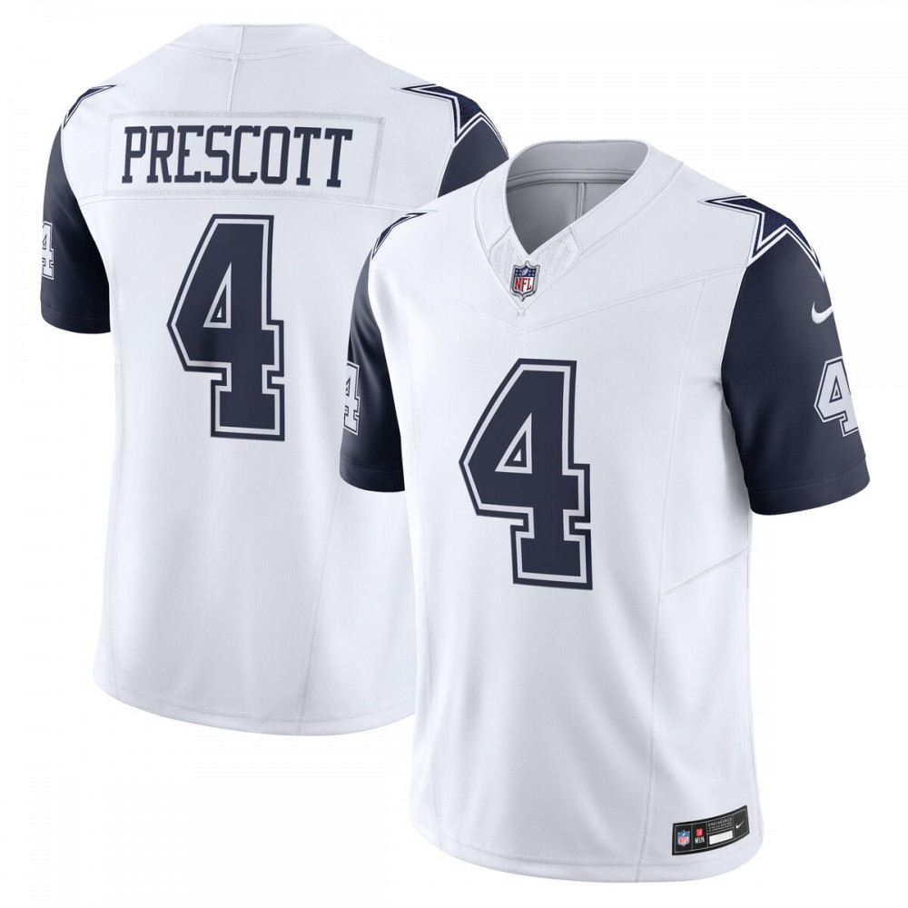 Dak Prescott Dallas Cowboys Nike Vapor F.U.S.E. Limited Jersey - White-FF04   NFL 