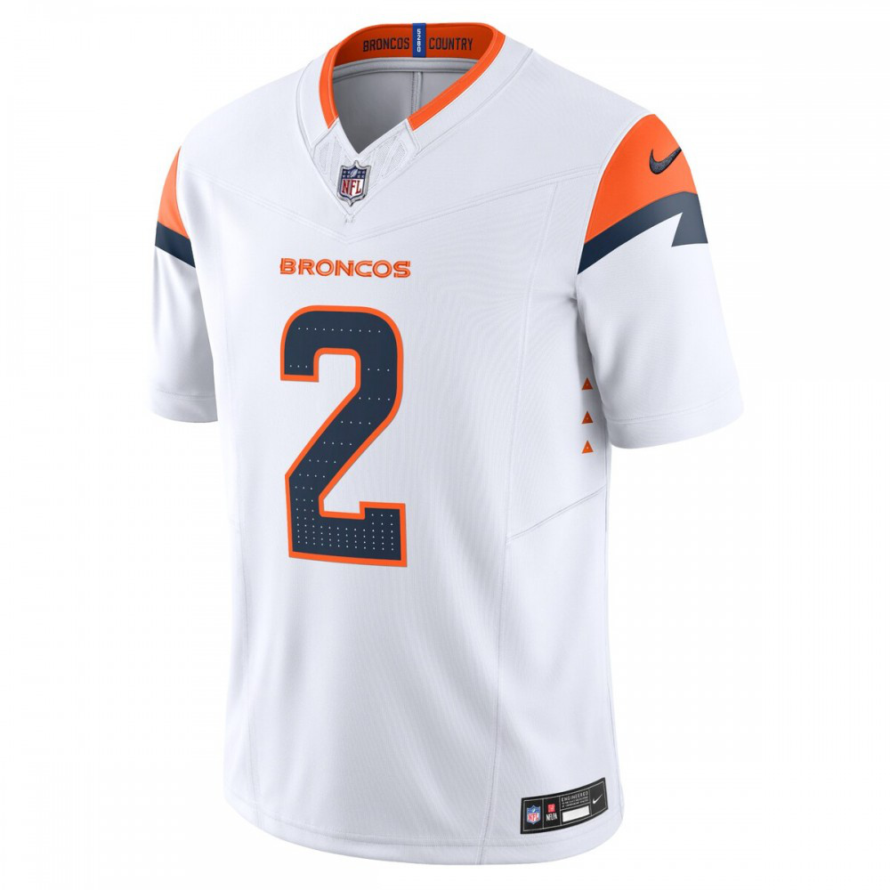 Patrick Surtain II Denver Broncos Nike Mile High Collection Vapor F.U.S.E. Limited Jersey - White-FF04   NFL 