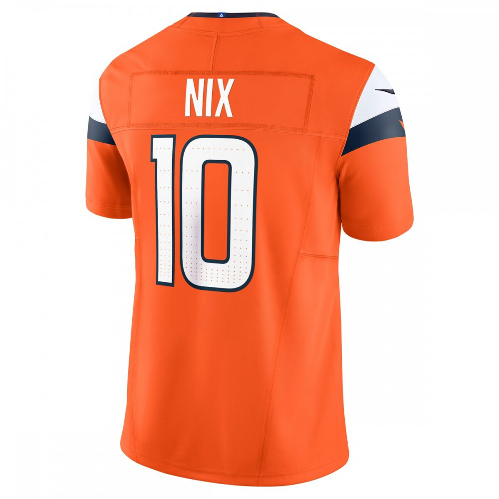Bo Nix Denver Broncos Nike Vapor F.U.S.E. Limited Jersey - Orange-FF04   NFL 