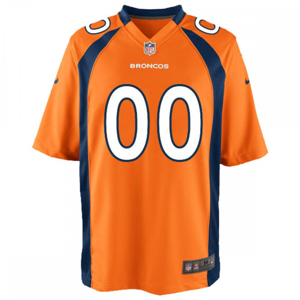 Denver Broncos Nike Youth Custom Game Jersey - Orange-FF04   NFL 