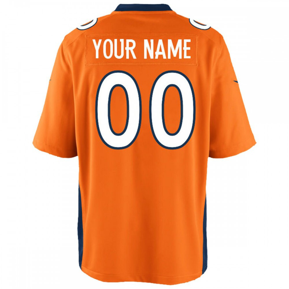 Denver Broncos Nike Youth Custom Game Jersey - Orange-FF04   NFL 
