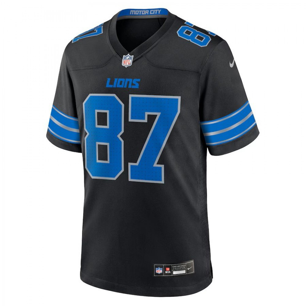 Sam LaPorta Detroit Lions Nike 2nd Alternate Vapor F.U.S.E. Limited Jersey - Black-FF04   NFL 