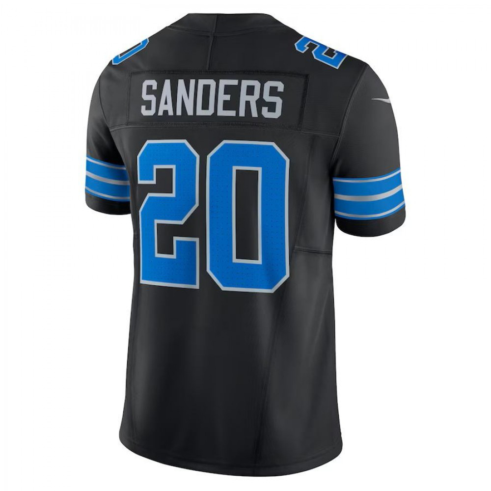 Barry Sanders Detroit Lions Nike 2nd Alternate Vapor F.U.S.E. Limited Jersey - Black-FF04   NFL 