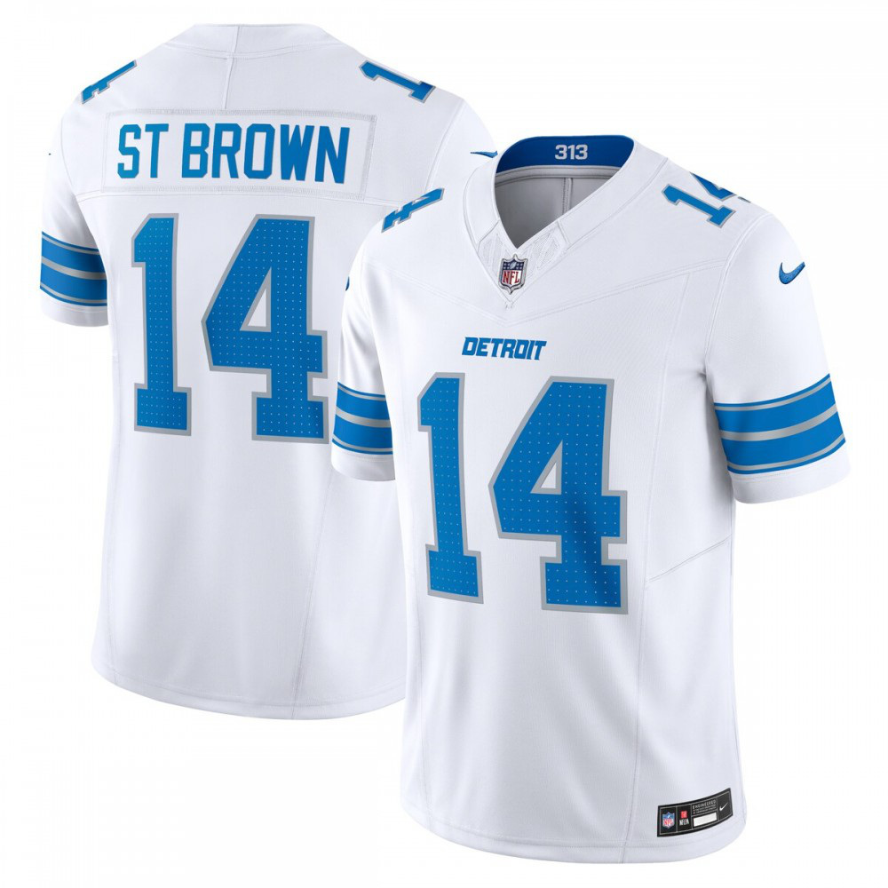 Amon-Ra St. Brown Detroit Lions Nike Vapor F.U.S.E. Limited Jersey - White-FF04   NFL 