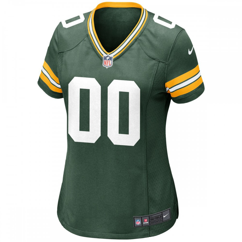 Green Bay Packers Nike Women's Custom Game Jersey - Green-FF04   NFL 