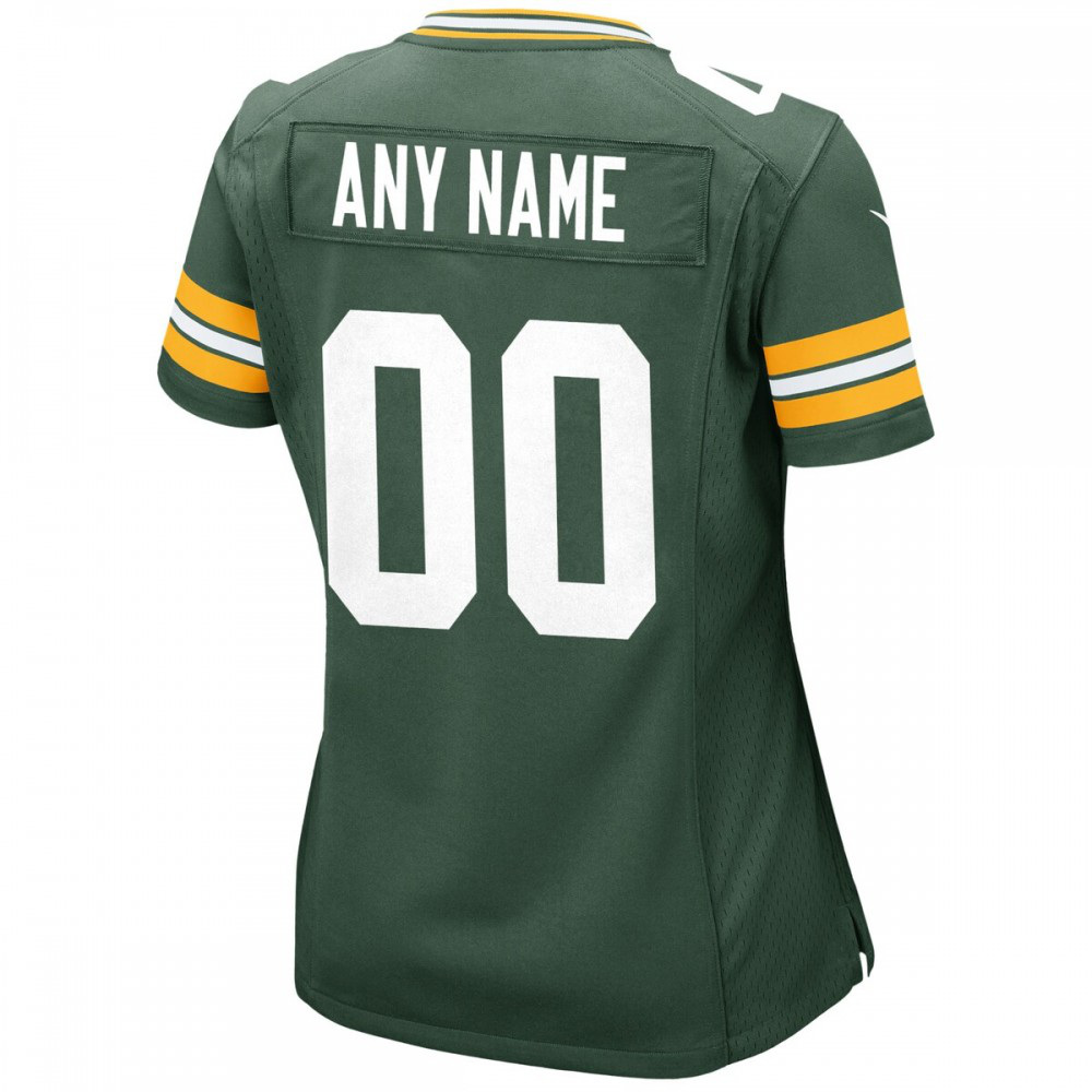 Green Bay Packers Nike Women's Custom Game Jersey - Green-FF04   NFL 