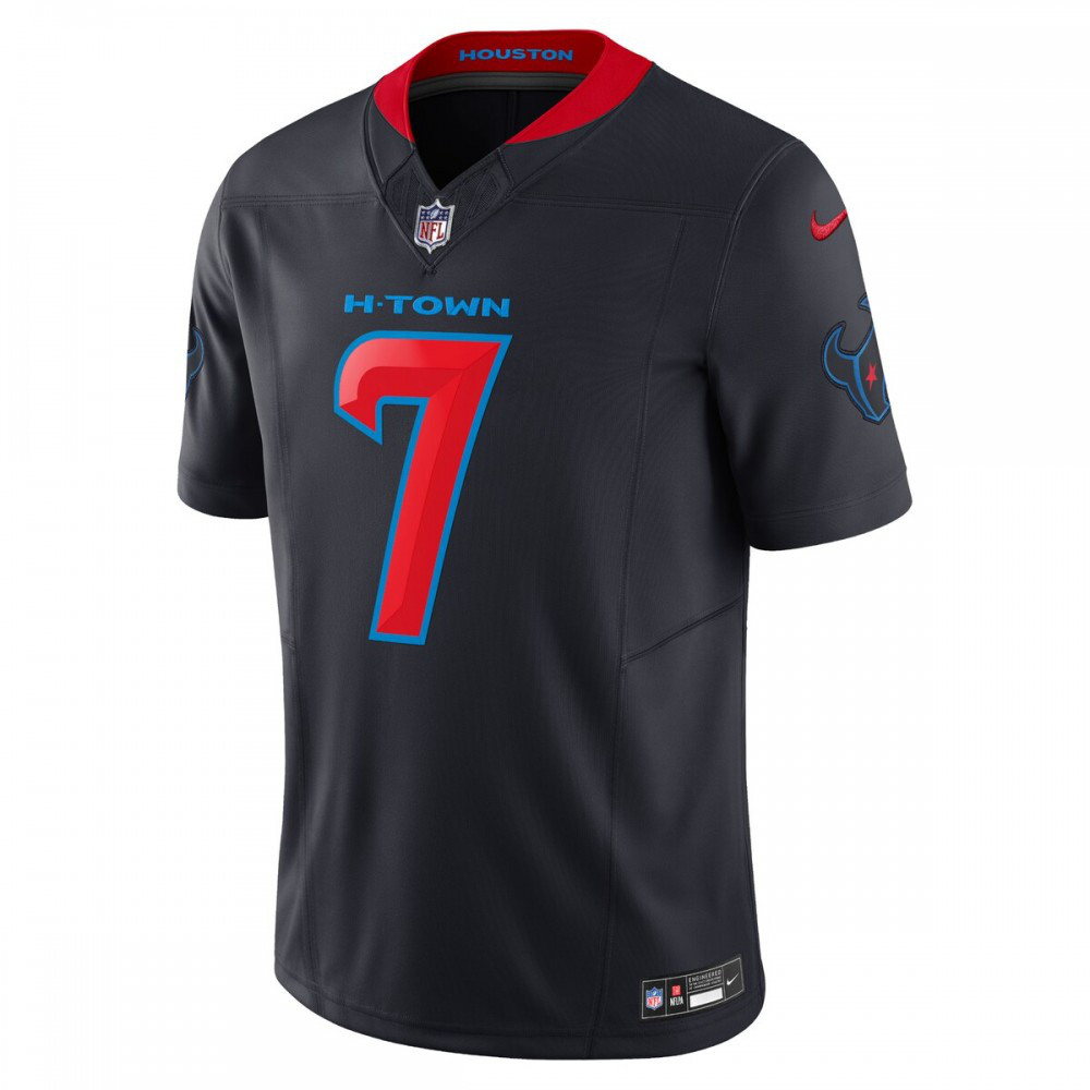 C.J. Stroud Houston Texans Nike 2nd Alternate Vapor F.U.S.E. Limited Jersey - Navy-FF04   NFL 