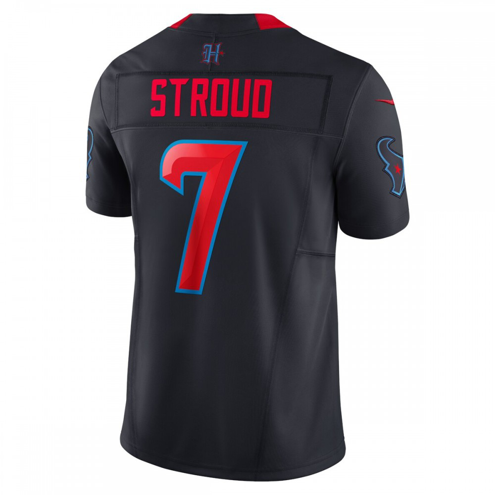 C.J. Stroud Houston Texans Nike 2nd Alternate Vapor F.U.S.E. Limited Jersey - Navy-FF04   NFL 