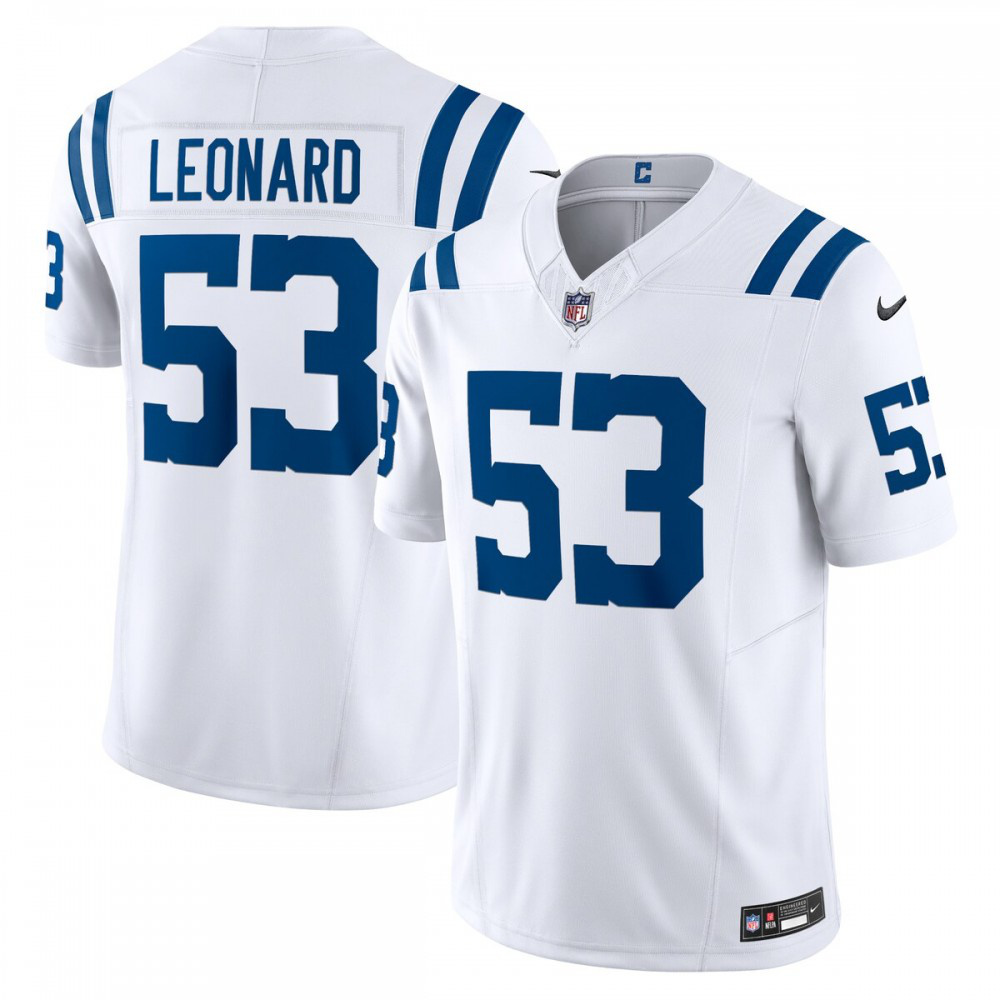 Shaquille Leonard Indianapolis Colts Nike Vapor F.U.S.E. Limited Jersey - White-FF04   NFL 
