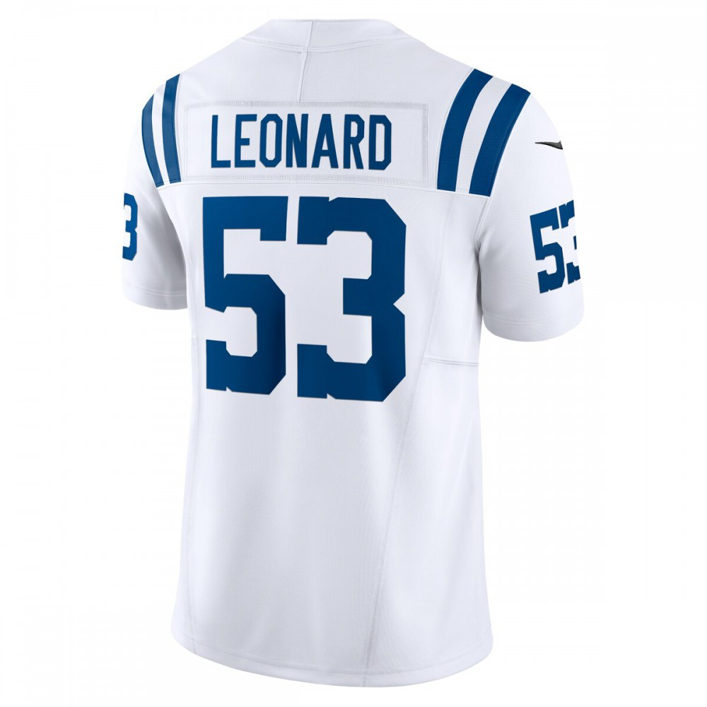 Shaquille Leonard Indianapolis Colts Nike Vapor F.U.S.E. Limited Jersey - White-FF04   NFL 