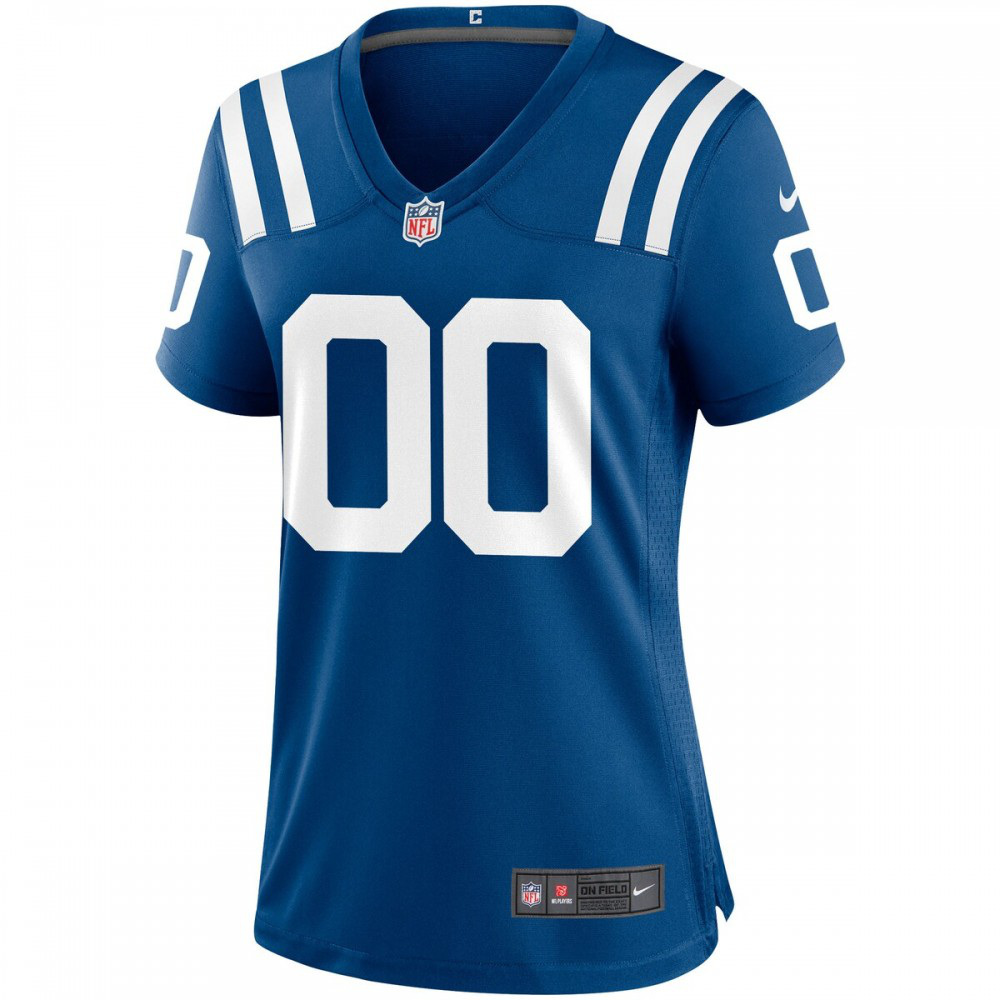 Nike Indianapolis Colts Women's Custom Game Jersey - Royal-FF04   NFL 