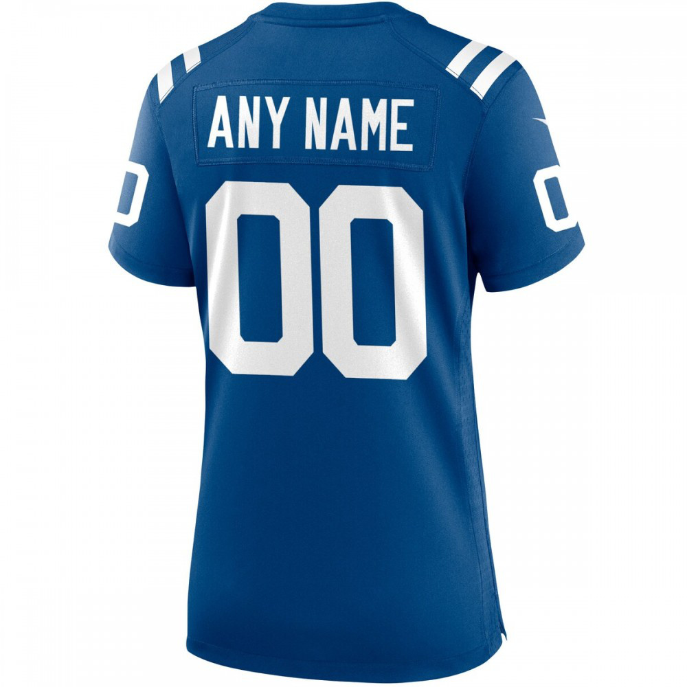 Nike Indianapolis Colts Women's Custom Game Jersey - Royal-FF04   NFL 