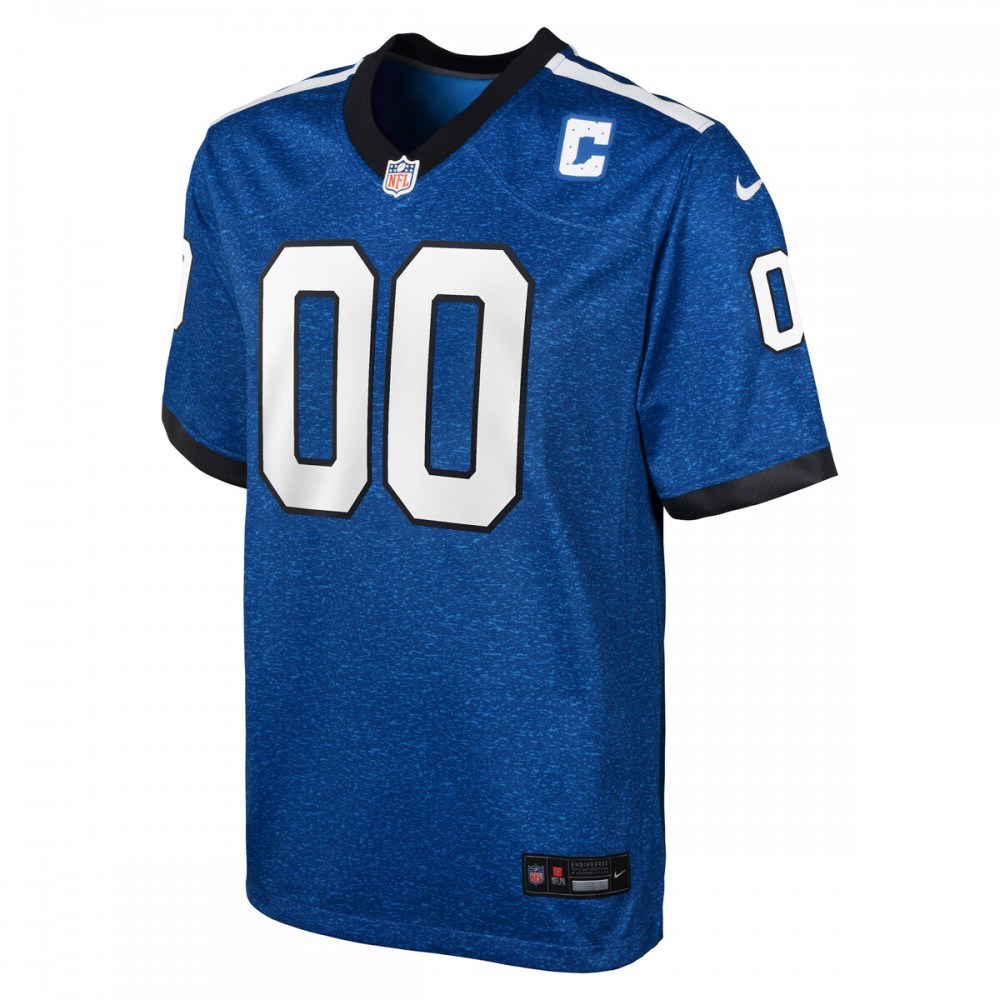 Indianapolis Colts Nike Youth Indiana Nights Alternate Custom Game Jersey - Blue-FF04   NFL 