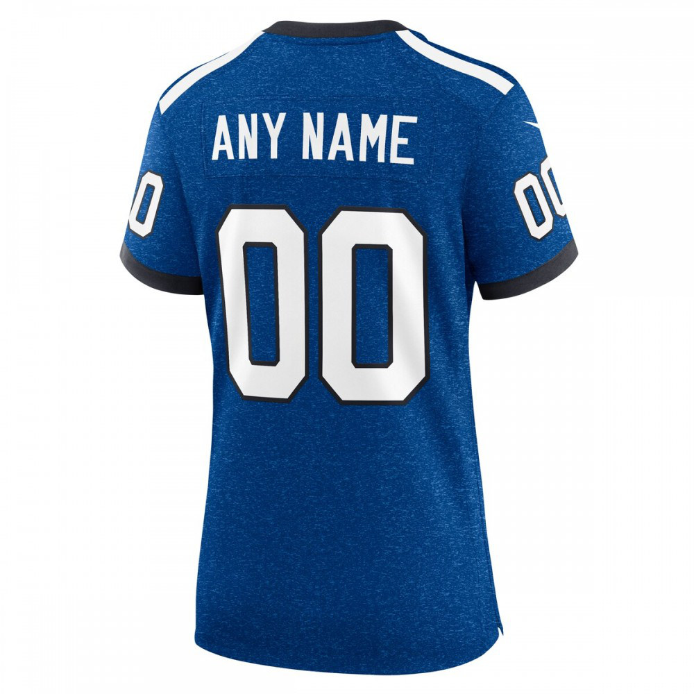 Indianapolis Colts Nike Women's Indiana Nights Alternate Custom Game Jersey - Royal-FF04   NFL 