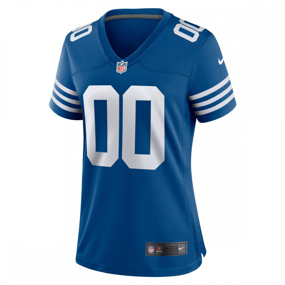 Indianapolis Colts Nike Women's Alternate Custom Jersey - Royal-FF04   NFL 