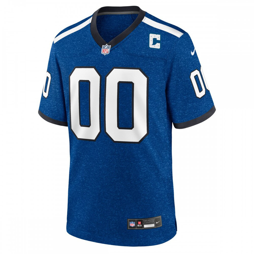 Indiana Nights Indianapolis Colts Nike Alternate Custom Game Jersey - Blue-FF04   NFL 