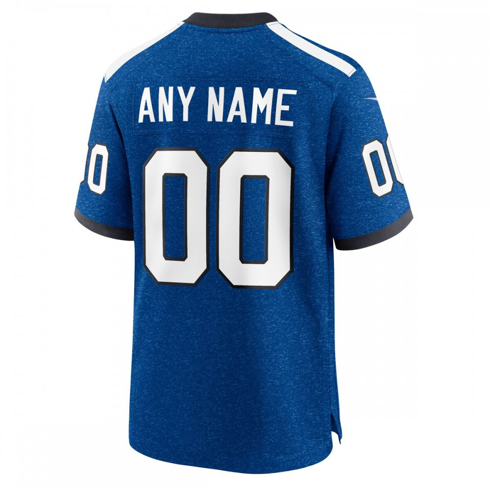 Indiana Nights Indianapolis Colts Nike Alternate Custom Game Jersey - Blue-FF04   NFL 