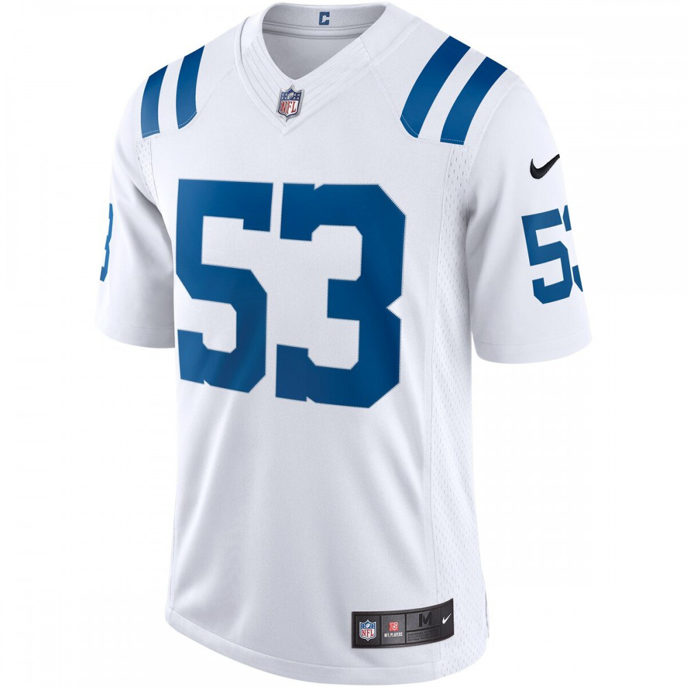 Shaquille Leonard Indianapolis Colts Nike Vapor Limited Jersey - White-FF04   NFL 