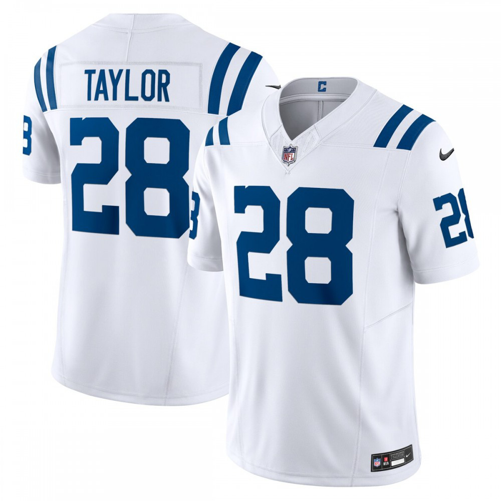 Jonathan Taylor Indianapolis Colts Nike Vapor F.U.S.E. Limited Jersey - White-FF04   NFL 