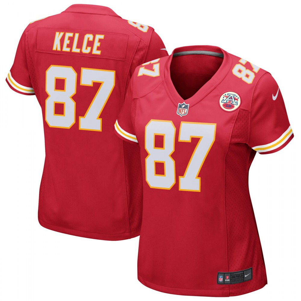 Travis Kelce Kansas City Chiefs Nike Women's Game Jersey - Red-FF04   NFL 