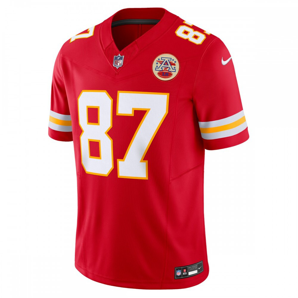 Travis Kelce Kansas City Chiefs Nike Vapor F.U.S.E. Limited Jersey - Red-FF04   NFL 
