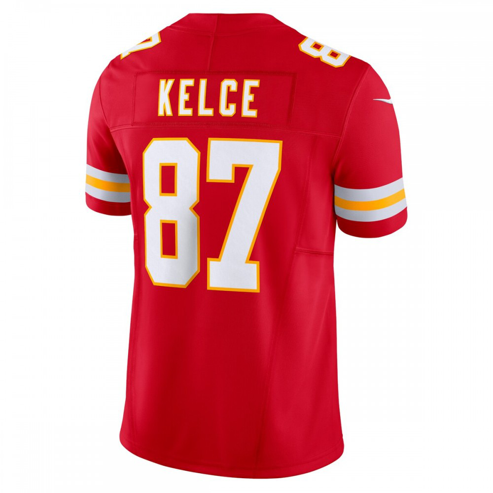 Travis Kelce Kansas City Chiefs Nike Vapor F.U.S.E. Limited Jersey - Red-FF04   NFL 
