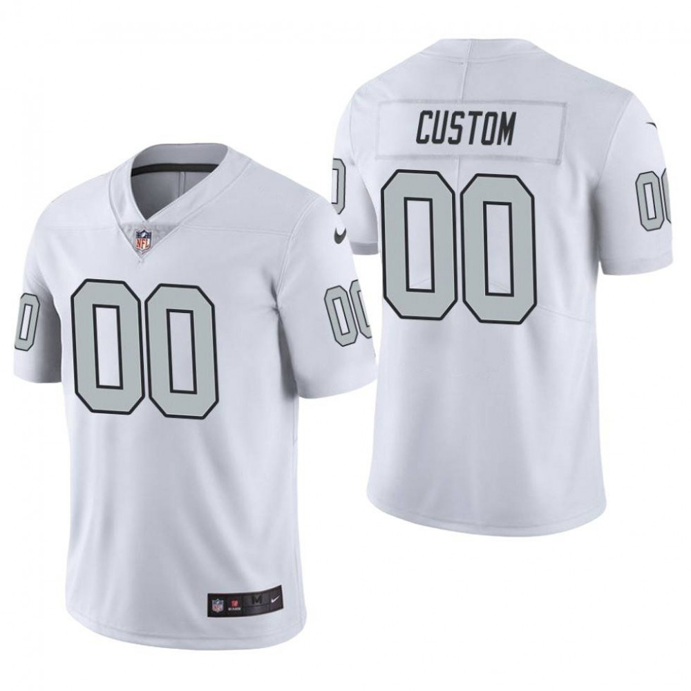 Las Vegas Raiders Nike Custom Alternate Vapor Limited Jersey - White-FF04   NFL 