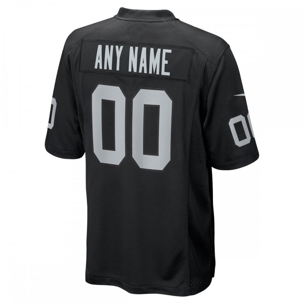 Nike Las Vegas Raiders Youth Custom Game Jersey - Black-FF04   NFL 