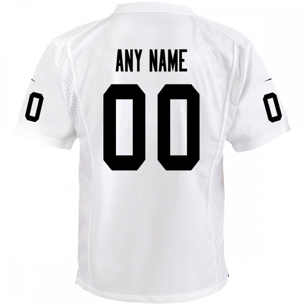 Las Vegas Raiders Nike Youth Team Custom Game Jersey - White-FF04   NFL 