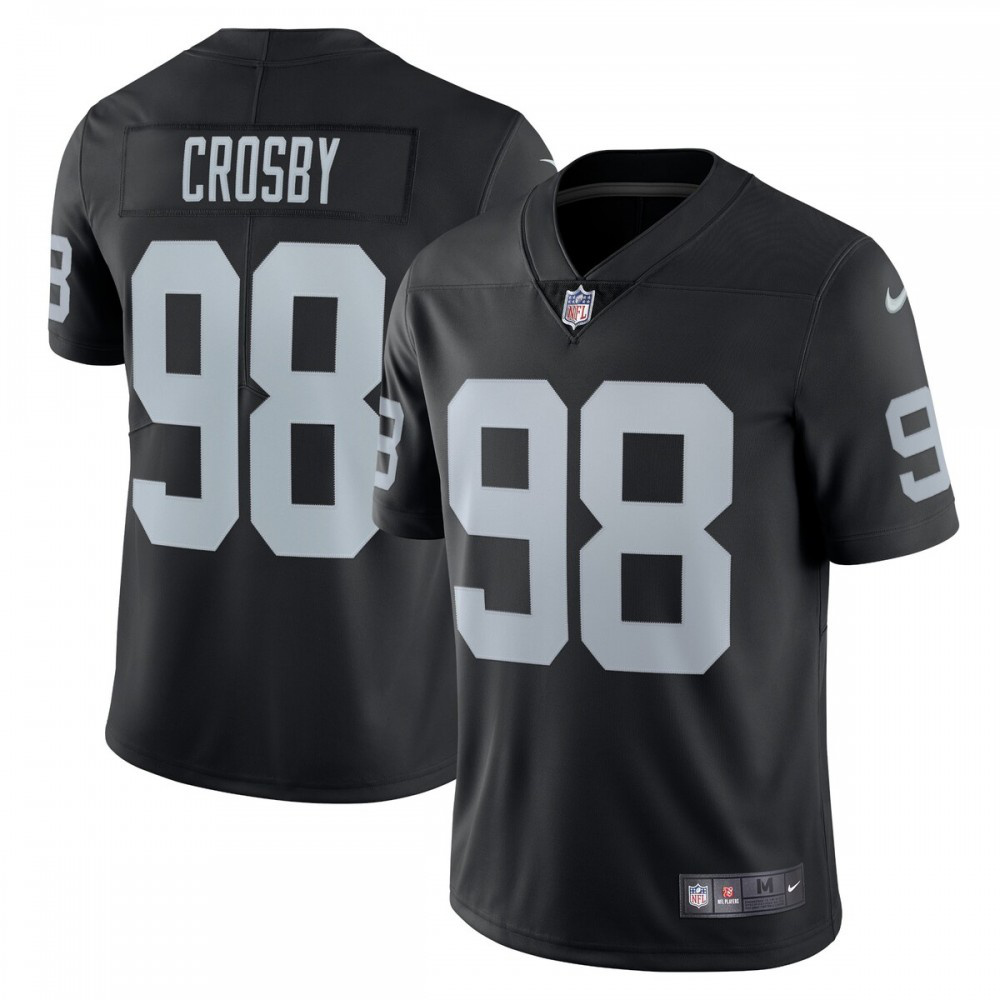 Maxx Crosby Las Vegas Raiders Nike Limited Jersey - Black-FF04   NFL 