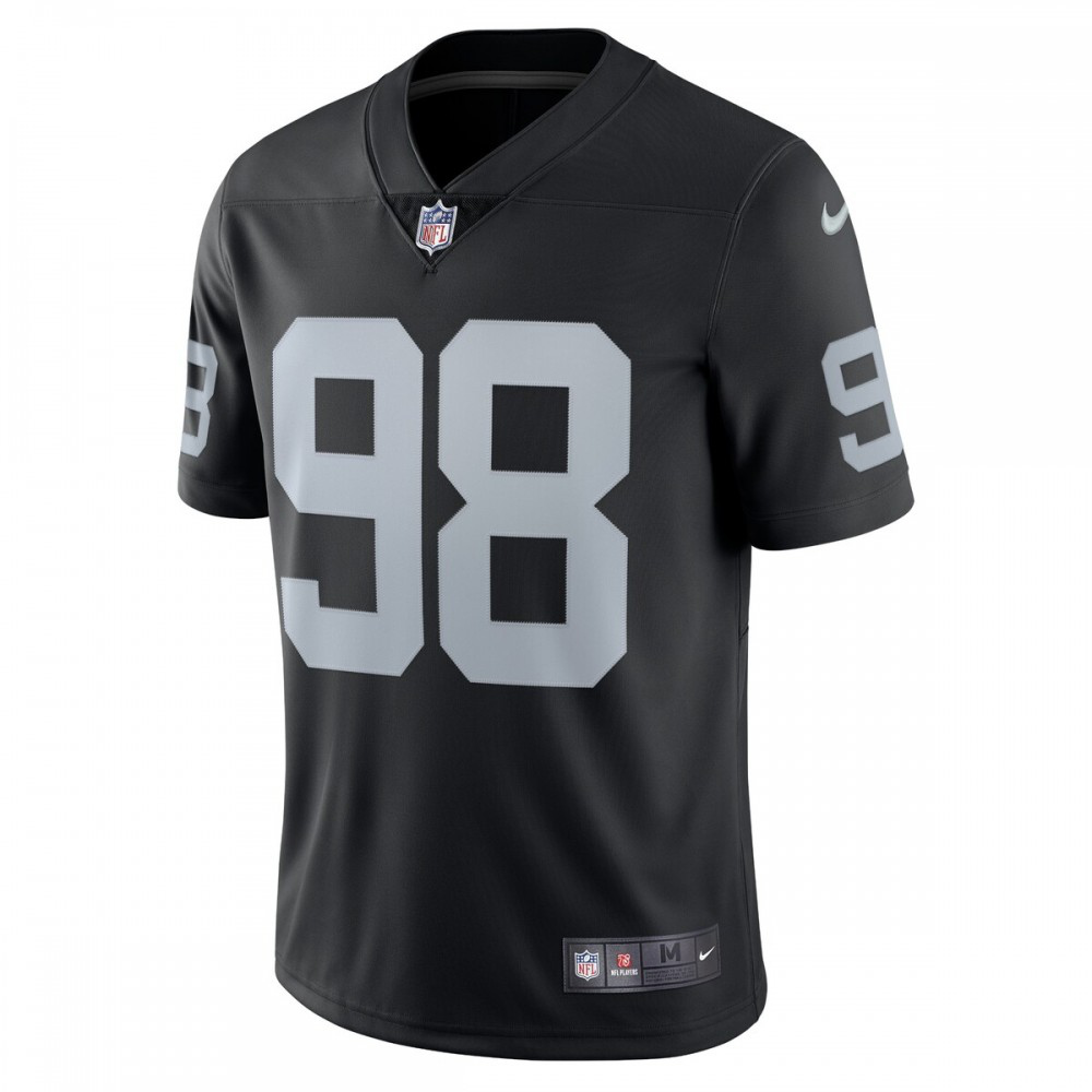 Maxx Crosby Las Vegas Raiders Nike Limited Jersey - Black-FF04   NFL 