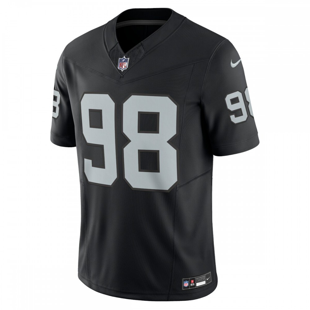 Maxx Crosby Las Vegas Raiders Nike Vapor F.U.S.E. Limited Jersey - Black-FF04   NFL 
