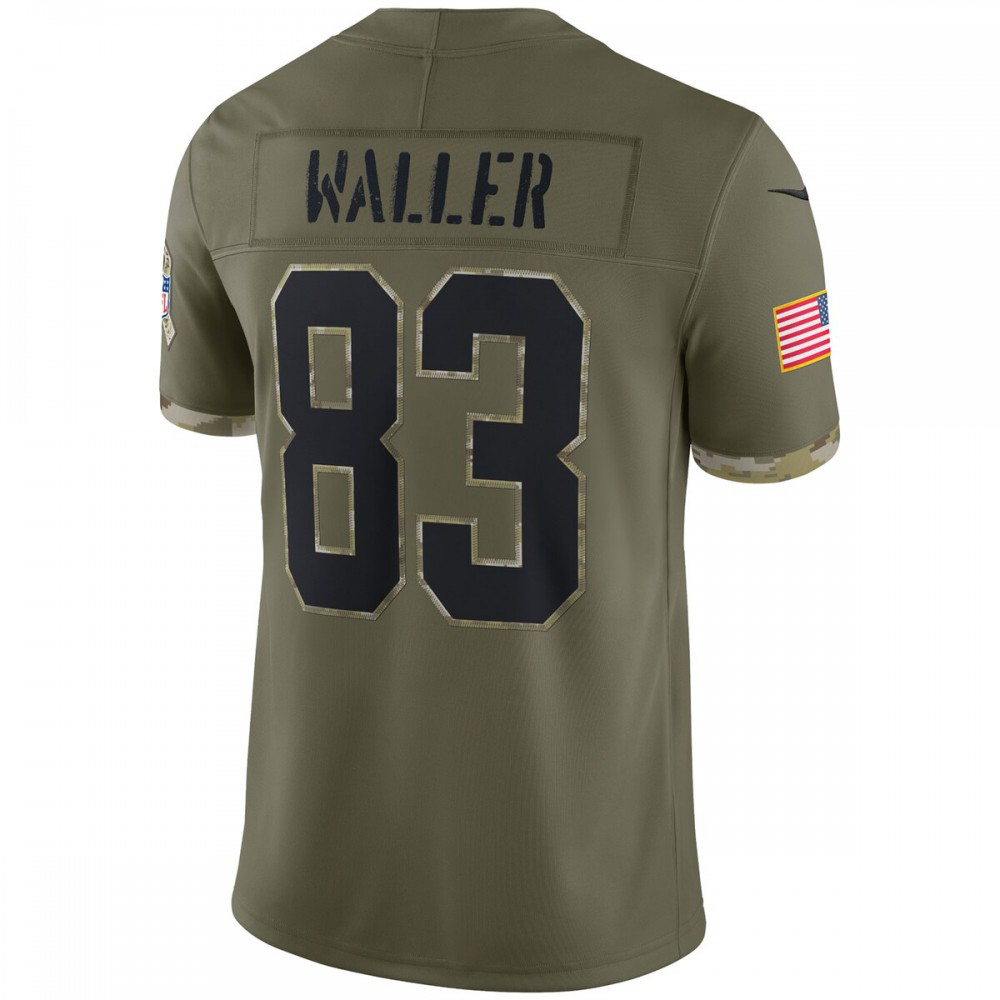Darren Waller Las Vegas Raiders Nike 2022 Salute To Service Limited Jersey - Olive-FF04   NFL 