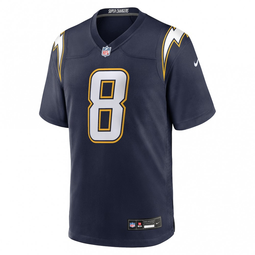Omarion Hampton Los Angeles Chargers Nike Alternate Super Chargers Game Player Jersey - Navy-FF04   NFL 