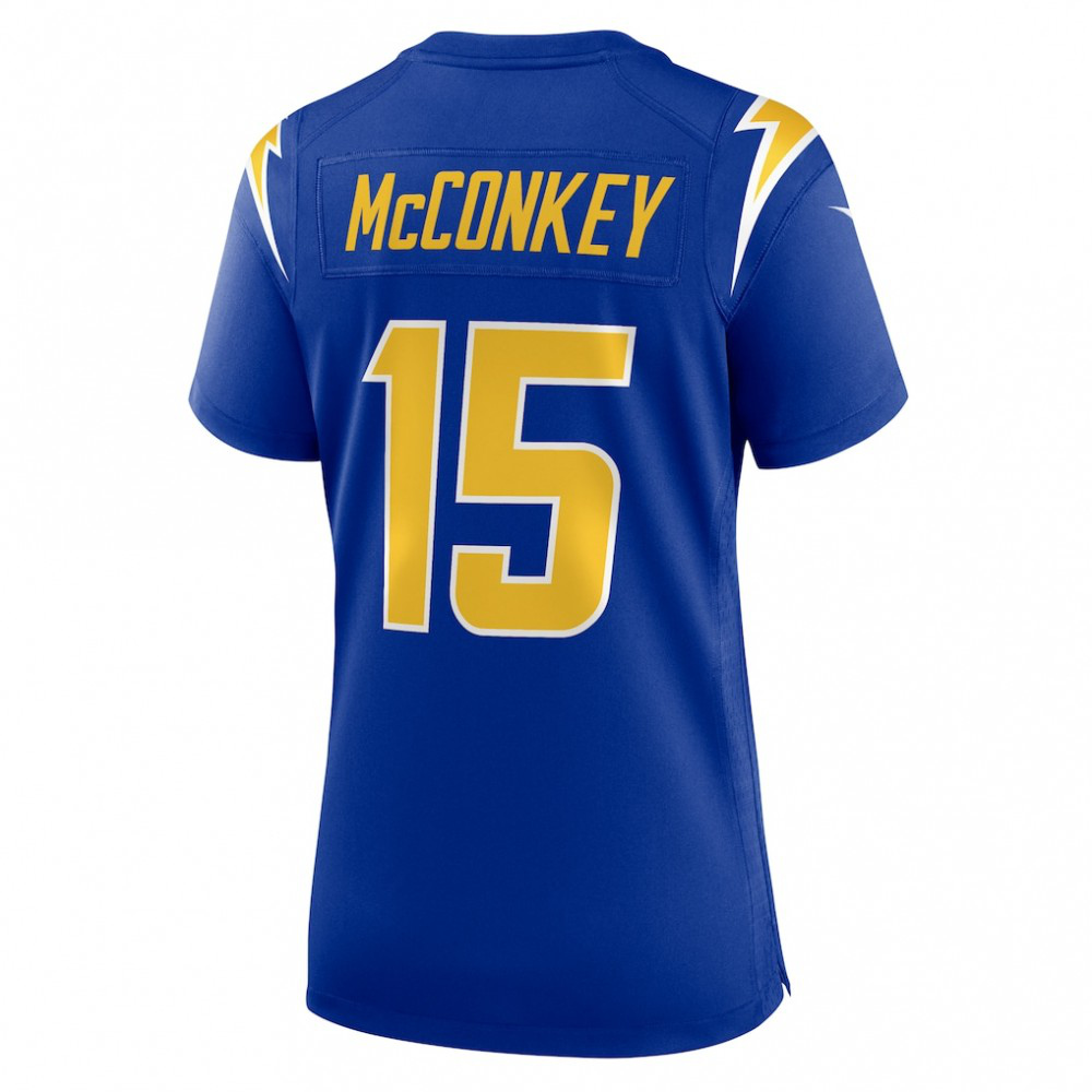Ladd McConkey Los Angeles Chargers Nike Women's Alternate Game Jersey - Royal-FF04   NFL 