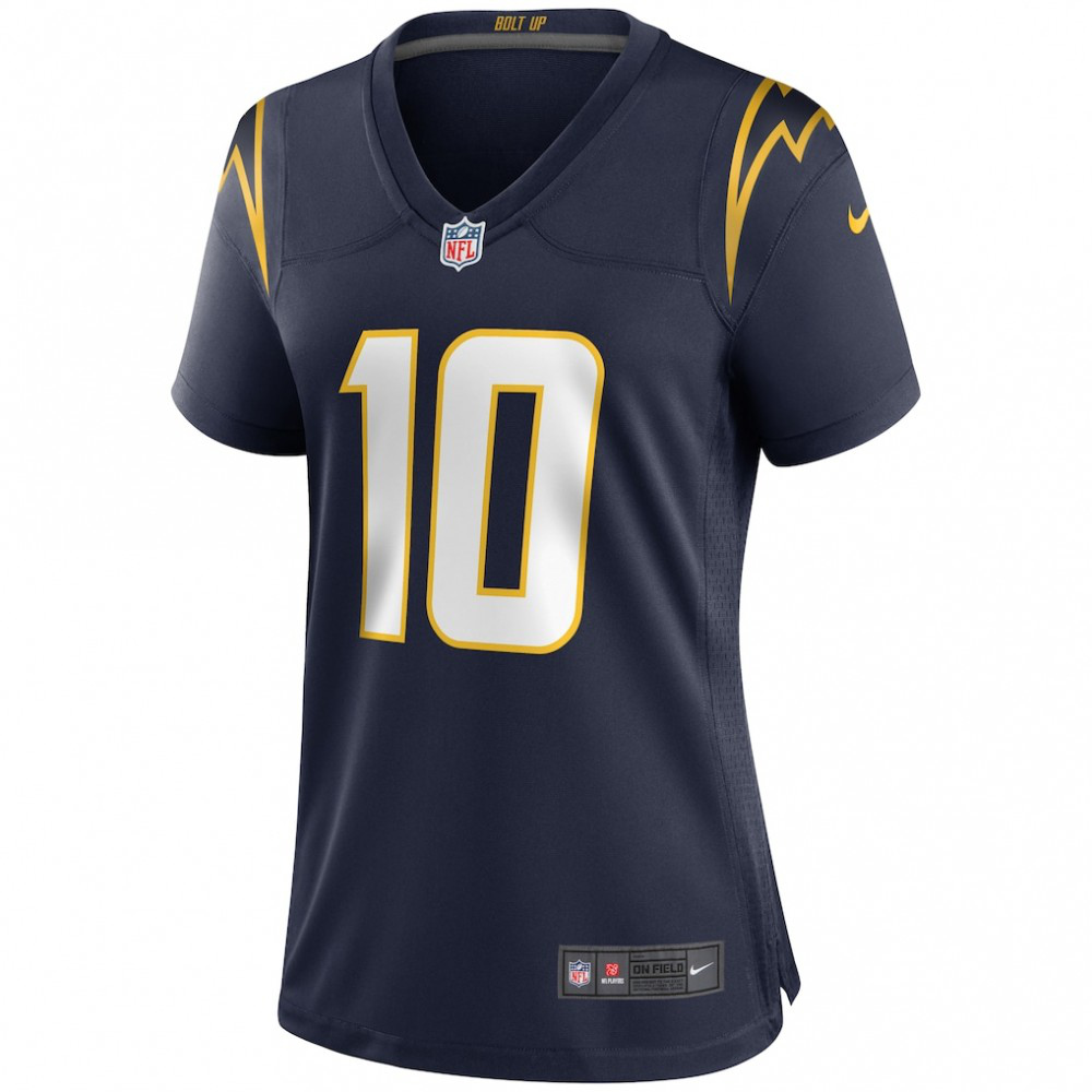 Justin Herbert Los Angeles Chargers Nike Women's Alternate Game Jersey - Navy-FF04   NFL 