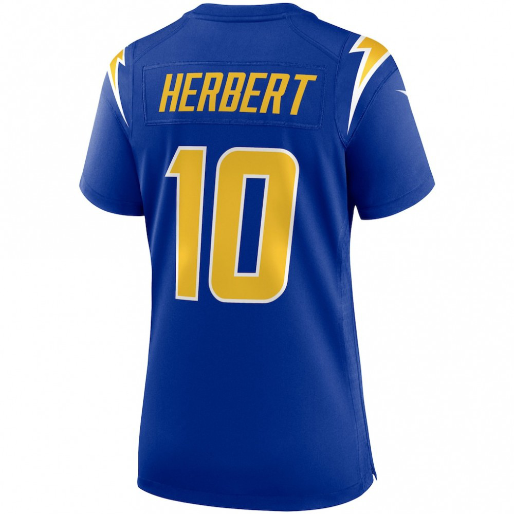 Justin Herbert Los Angeles Chargers Nike Women's Game Jersey - Royal-FF04   NFL 