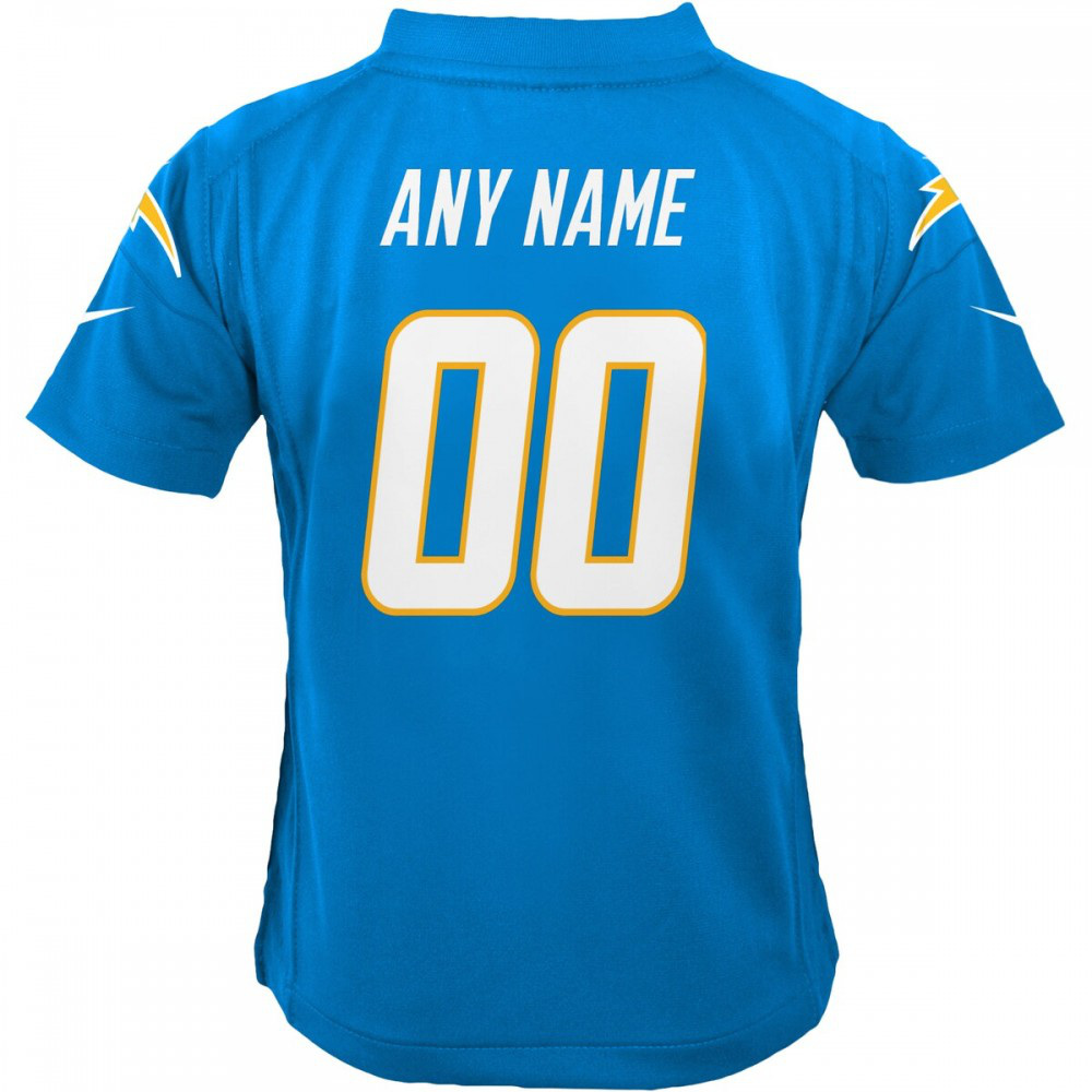 Los Angeles Chargers Nike Youth Custom Game Jersey - Powder Blue-FF04   NFL 