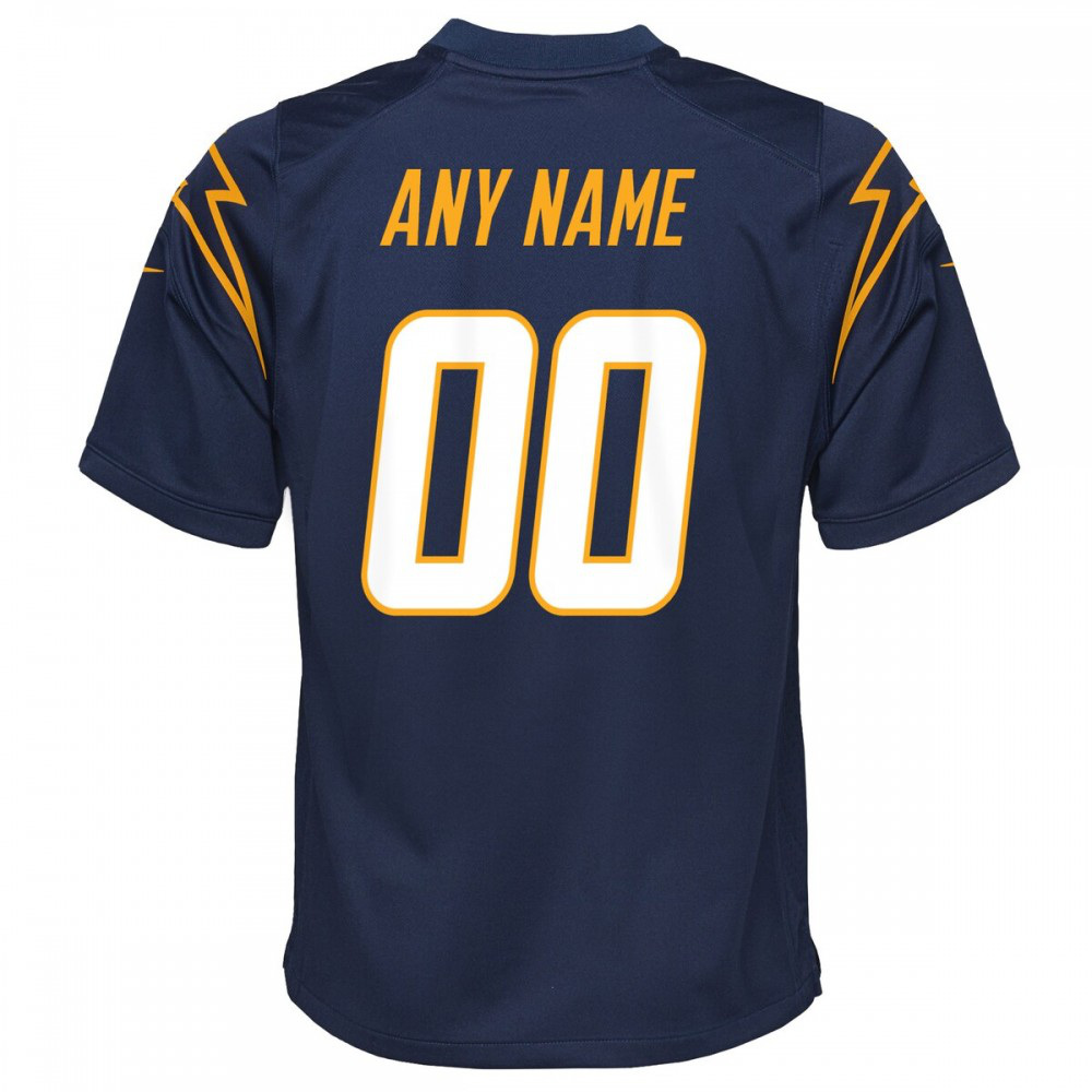 Los Angeles Chargers Nike Youth Alternate Custom Game Jersey - Navy-FF04   NFL 