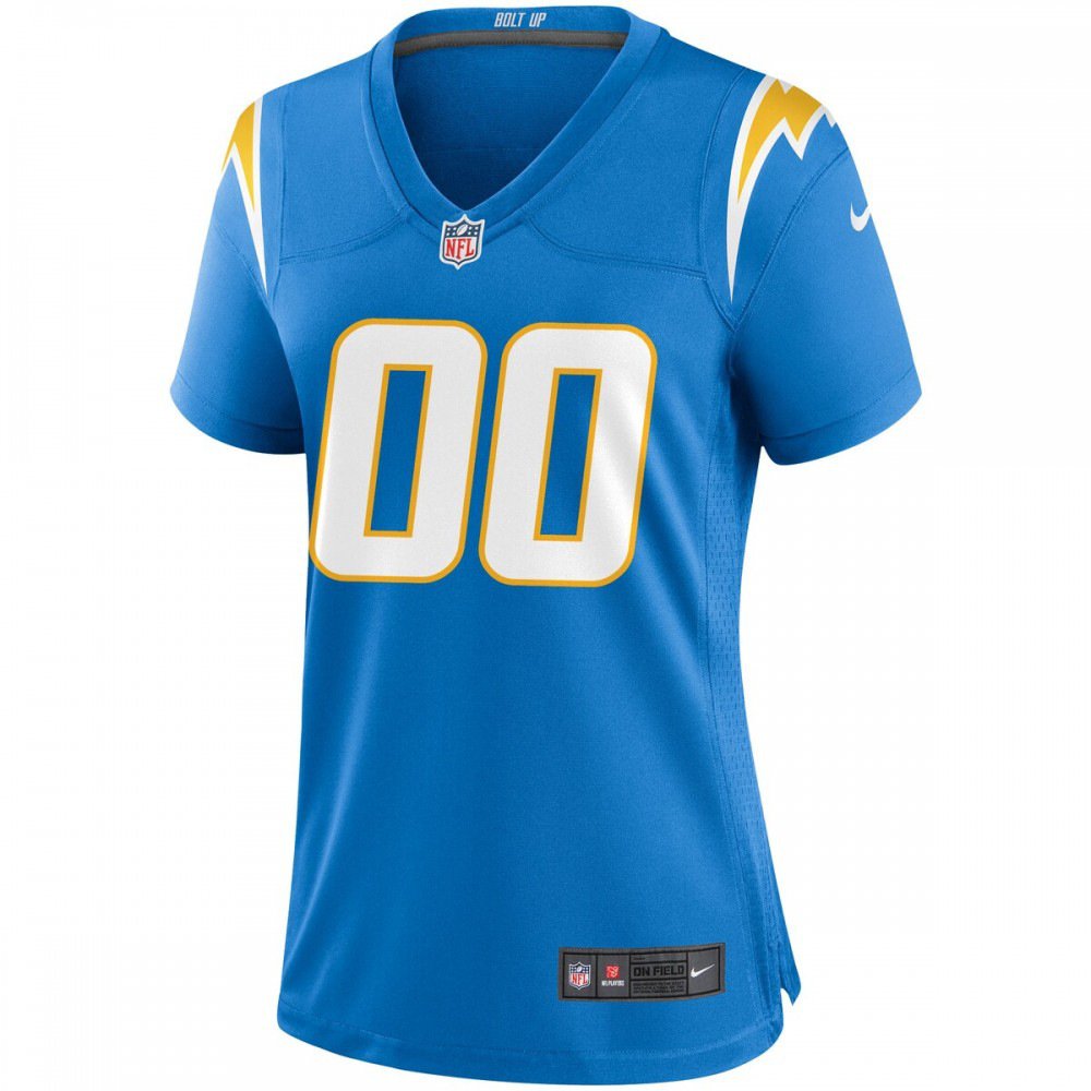 Los Angeles Chargers Nike Women's Custom Game Jersey - Powder Blue-FF04   NFL 