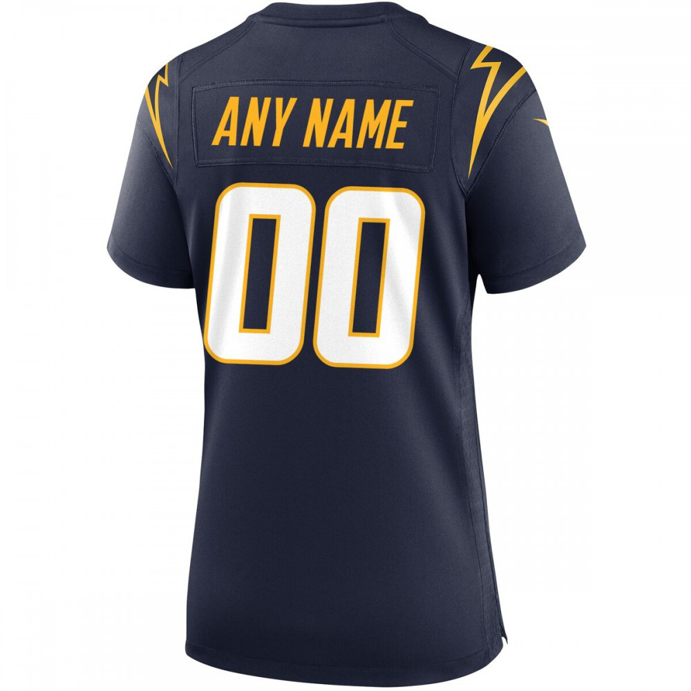 Los Angeles Chargers Nike Women's Alternate Custom Game Jersey - Navy-FF04   NFL 
