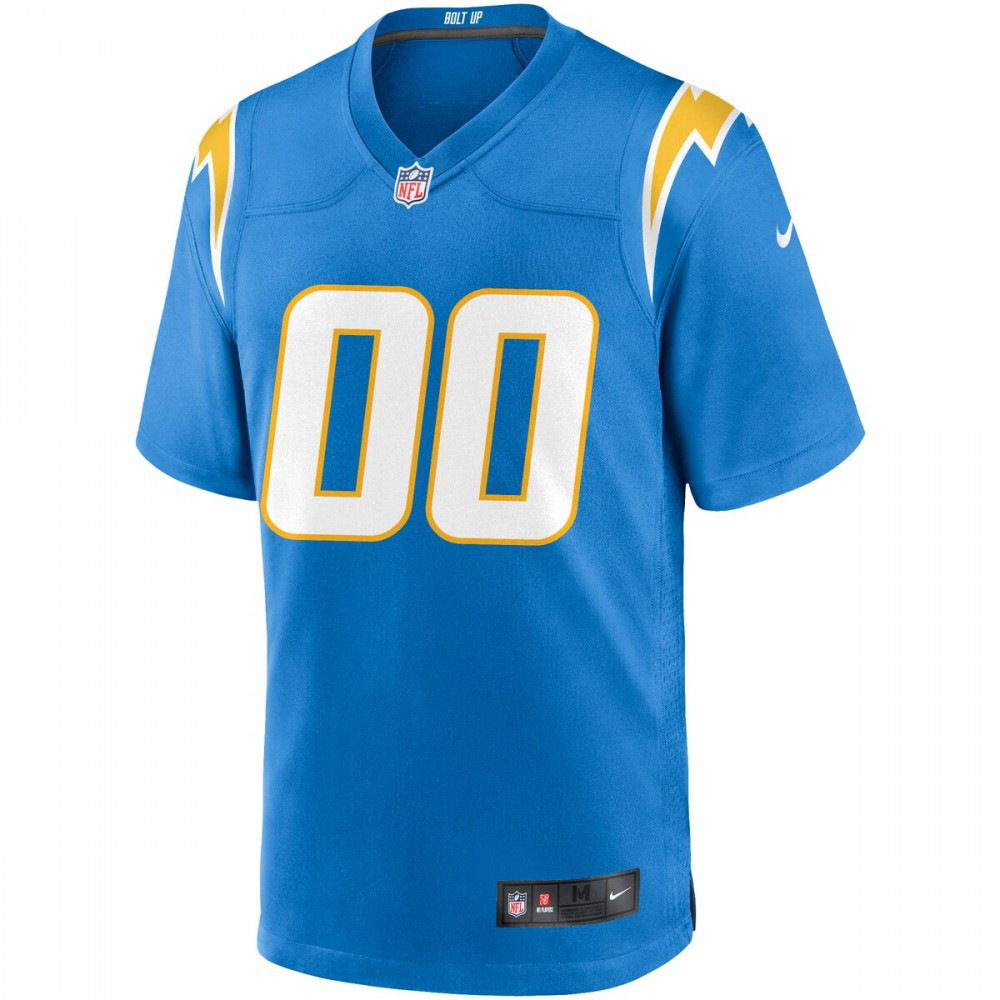 Los Angeles Chargers Nike Custom Game Jersey - Powder Blue-FF04   NFL 