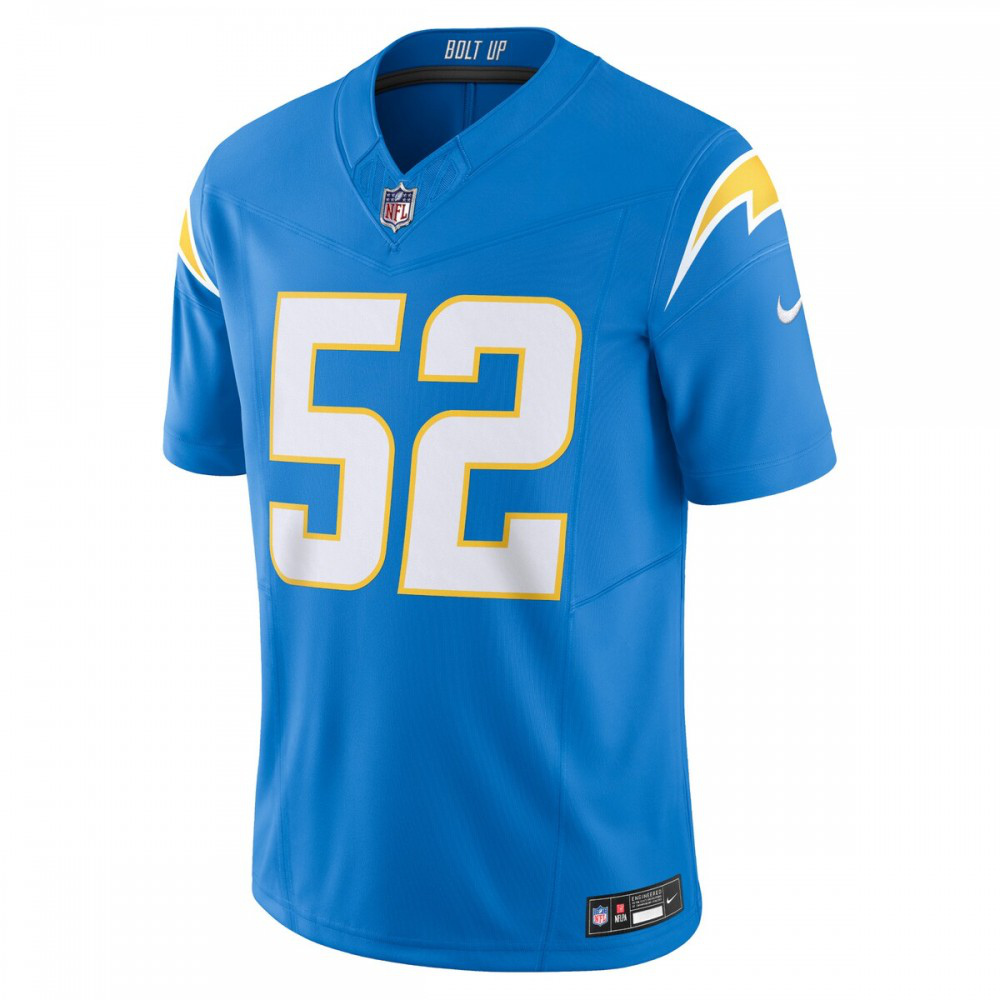Khalil Mack Los Angeles Chargers Nike Vapor F.U.S.E. Limited Jersey - Powder Blue-FF04   NFL 